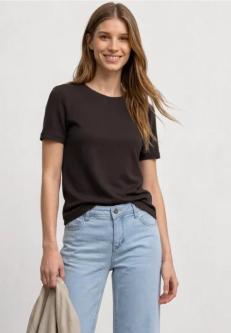 T-Shirt mit gerafftem Ärmel in Winterthur - Bild 1