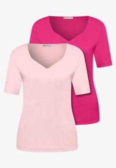 T-Shirts mit Herzausschnitt im 2er-Pack in Winterthur - Bild 1