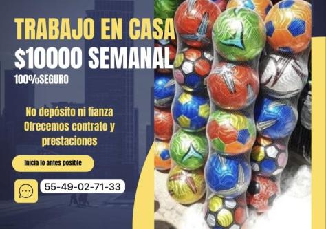 WORK FROM HOME PART TIME OR FULL TIME PACKAGING, State of Mexico63835317707139120