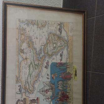 Tableau de l'ancienne représentation de l'Amérique in Meyrin - Bild 2