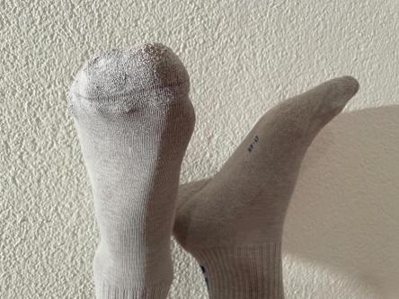 Vom Mann getragen, Sportsocken vom Arosa Cup, intensiv duftend in Baden - Bild 6