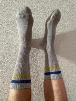Vom Mann getragen, Sportsocken vom Arosa Cup, intensiv duftend in Baden - Bild 2
