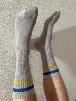 Vom Mann getragen, Sportsocken vom Arosa Cup, intensiv duftend in Baden - Bild 3