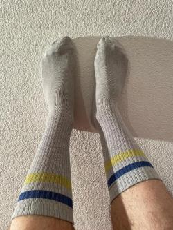Vom Mann getragen, Sportsocken vom Arosa Cup, intensiv duftend in Baden - Bild 1