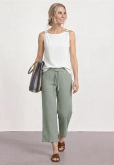 Wide Leg Hose aus Musselin im Loose Fit in Liestal - Bild 1