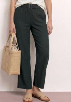 Wide Leg Hose mit Gürtel im Casual Fit in Küsnacht - Bild 1