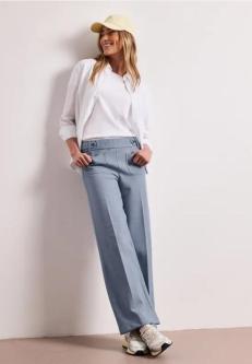 Wide Leg Hose mit Knopfdetails in Zürich - Bild 1