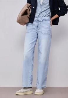 Wide Leg Jeans im Bleached-Look in Solothurn - Bild 1